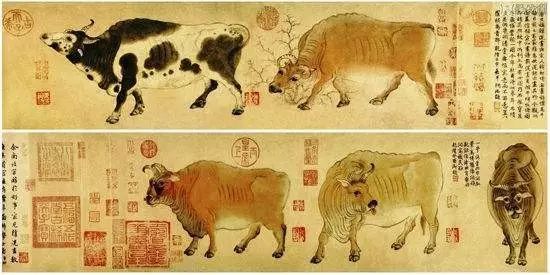 唐韩滉《五牛图》